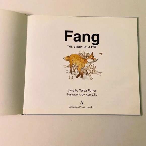 Vintage 1996 Fang The Story of a Fox Book Tessa Potter and Ken Lilly - Picture 9 of 16